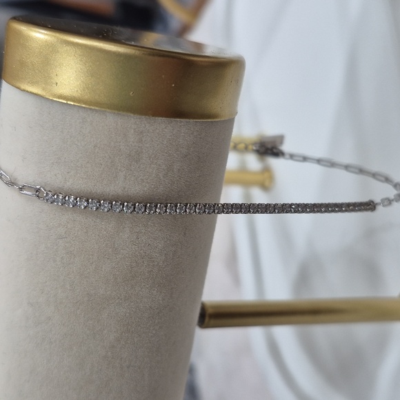 925Cz Bracelet/anklet - Picture 2 of 3